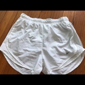 Nike white shorts!!